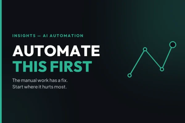 Ecomm Decoded insights card: the first e-commerce tasks to automate before you hire.