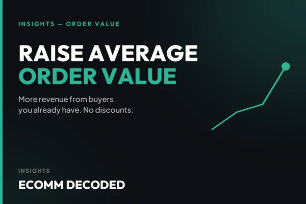 How to increase average order value on Shopify