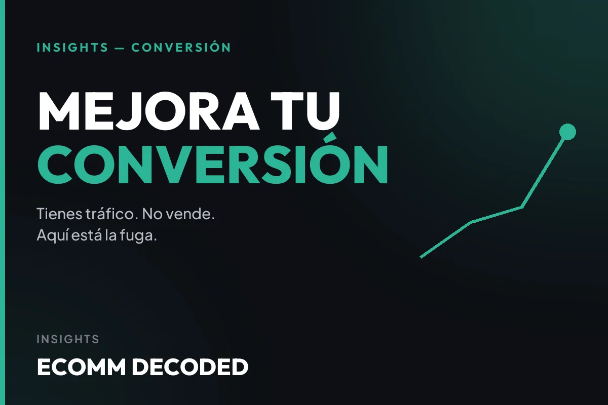 Como mejorar la conversion de tu tienda Shopify, guia practica para fundadores.