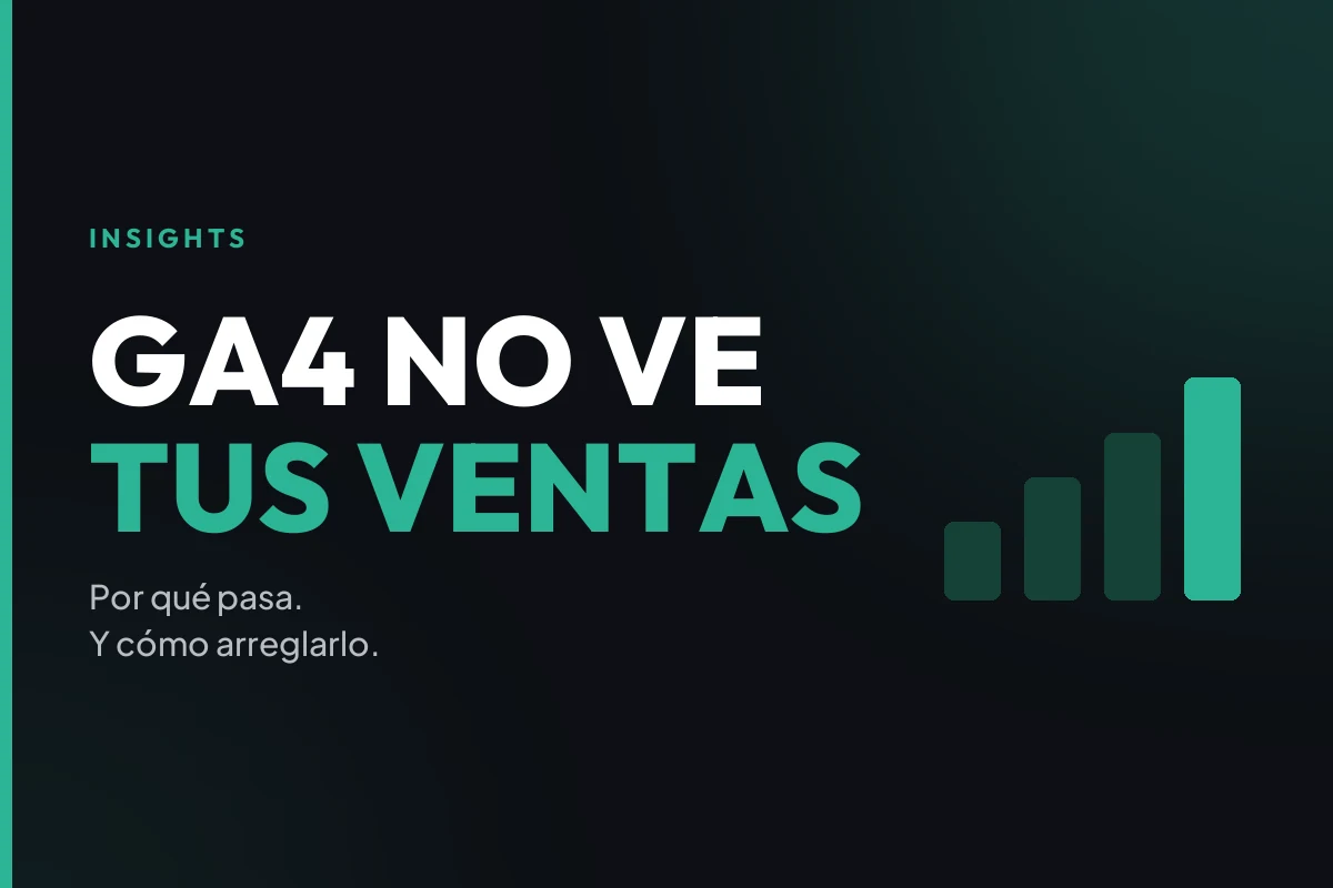 Por qué GA4 no registra tus ventas de Shopify y cómo arreglarlo.