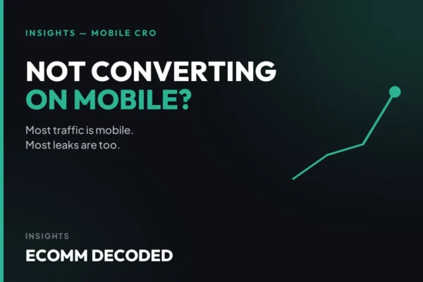 Why your Shopify store is not converting on mobile
