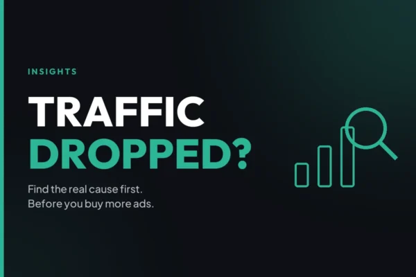 How to find the real cause when your Shopify stores traffic dropped in 2026.