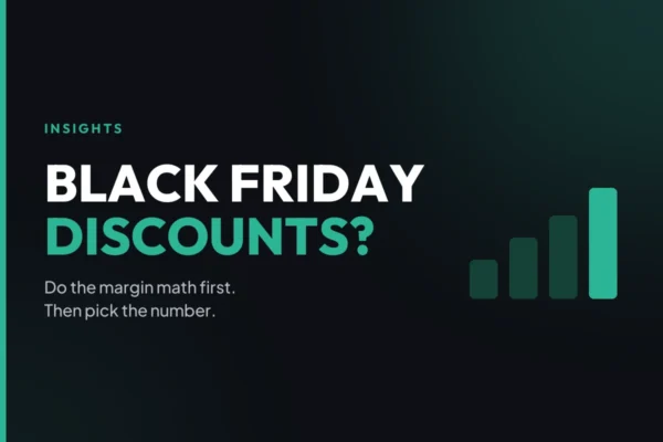 Black Friday discount strategy: run the margin math before you pick a percentage.