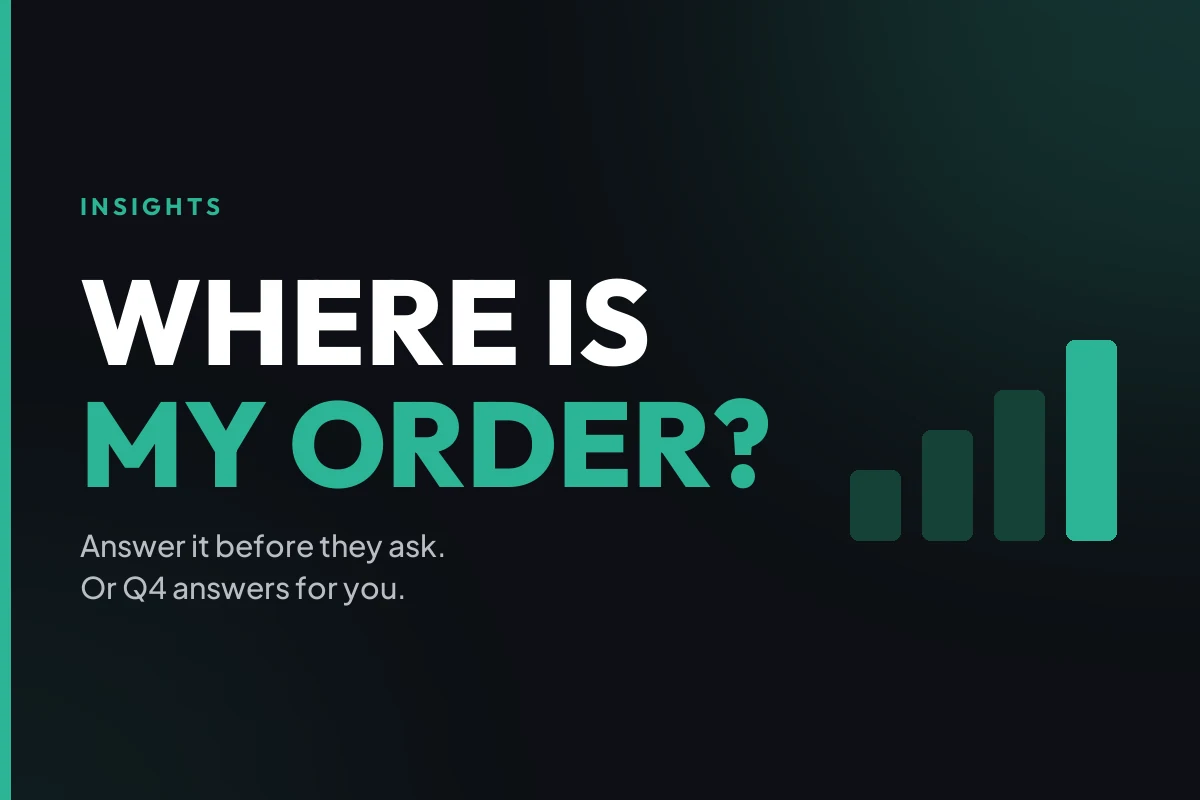 Where is my order emails: fix the post-purchase notifications before Q4 volume arrives.