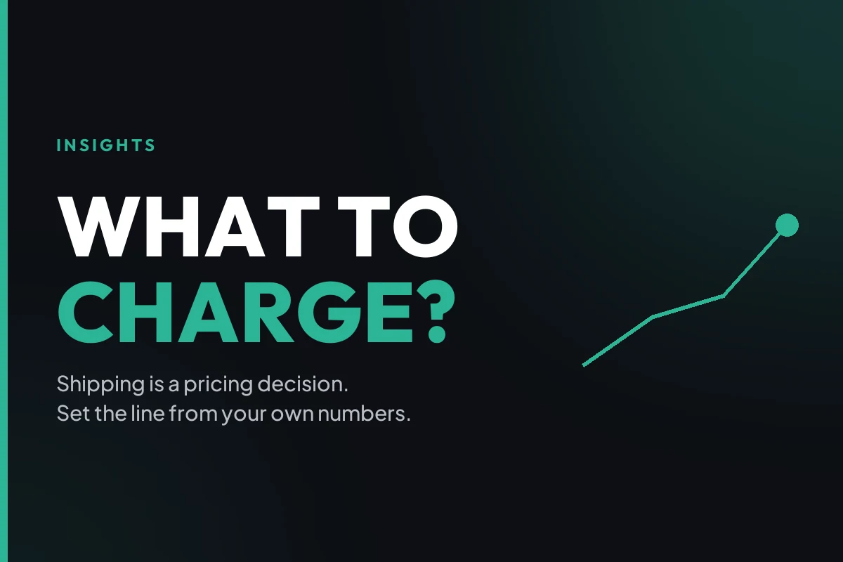 How much to charge for shipping: flat rates, weight-based rates and setting a free shipping threshold from your own average order value.